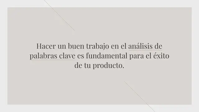 Video thumbnail for Herramientas de análisis de palabras clave