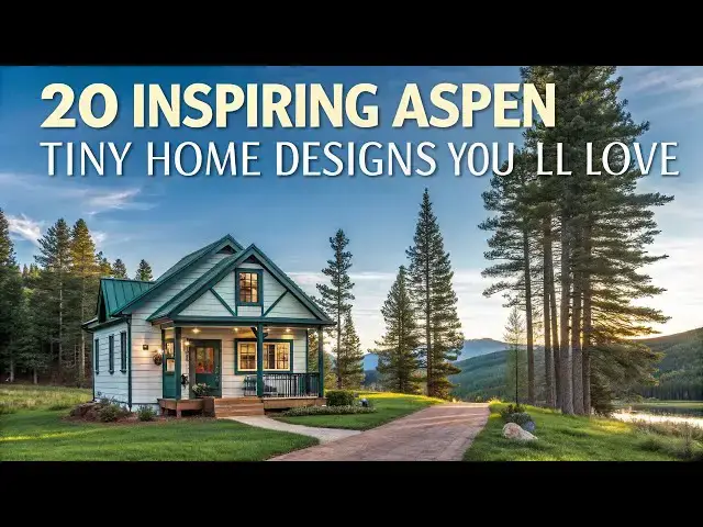 Video thumbnail for 20 Inspiring Aspen Tiny Home Designs
