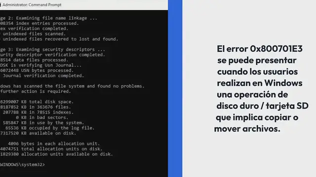 Video thumbnail for Error 0x800701e3: por qué ocurre y soluciones rápidas