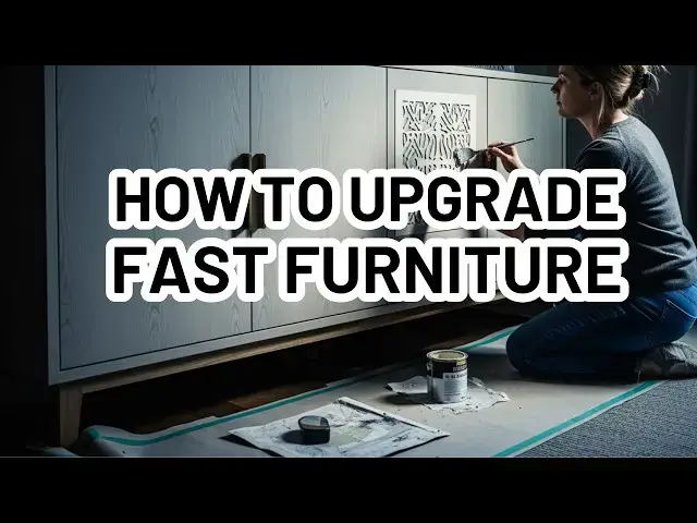 'Video thumbnail for HOW TO UPGRADE FAST FURNITURE'