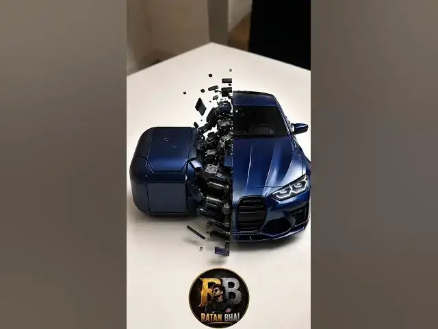 Video thumbnail for Tiny Mechanical Toy Transforms Into a Realistic BMW! 🤯🚗 | Mechanical Transformation.