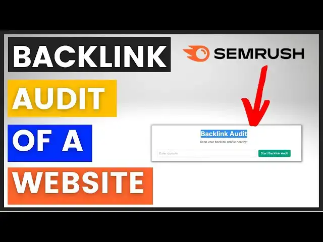 Video thumbnail for How To Do A Backlink Audit Of A Website? (Using Semrush)