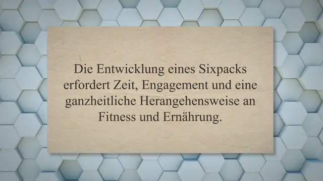 Video thumbnail for Ist es möglich in 30 Tagen ein Sixpack zu bekommen?