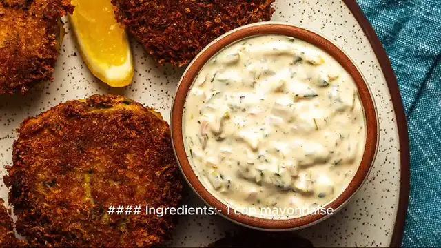 Video thumbnail for tartar sauce recipe