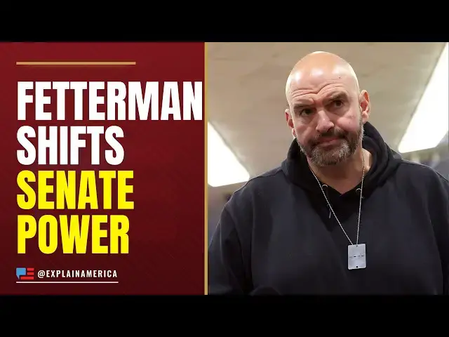 Video thumbnail for Fetterman Makes Stunning Career Decision - Senate Balance Of Power Shifts