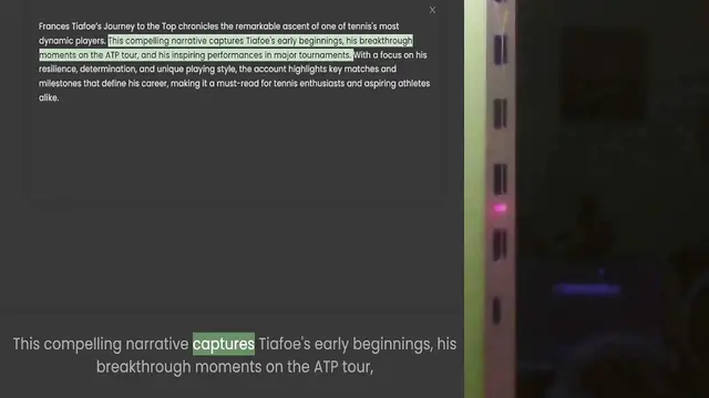 'Video thumbnail for Frances Tiafoe’s Journey to the Top chronicles the remarkable ascent of one of tennis's most dynamic players. This compelling narrative captures Tiafoe's early beginnings, his breakthrough moments on the ATP tour, and his inspiring perfor'