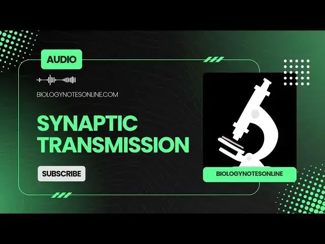 Video thumbnail for What is Synaptic Transmission?