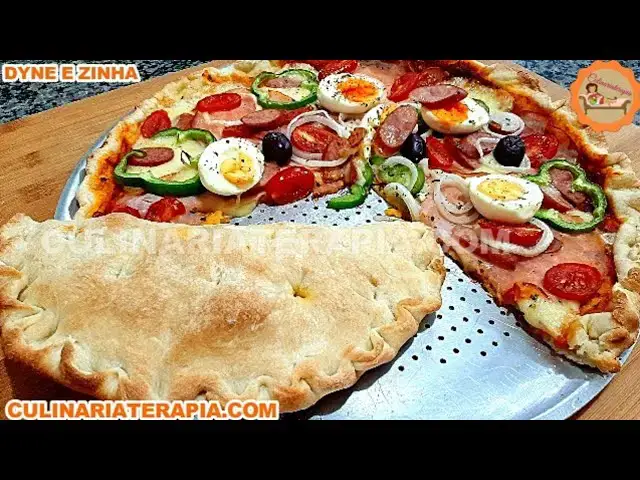 Video thumbnail for Pizzas e Calzones com Massa Profissional - Receita Fácil