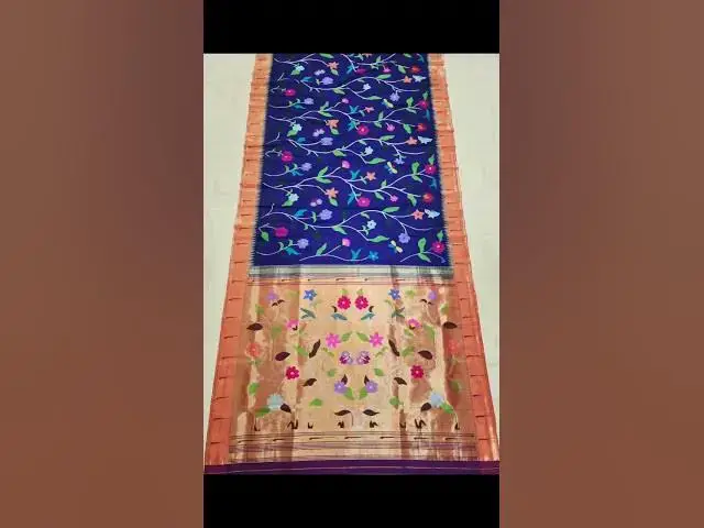 Video thumbnail for Allover work paithani sarees #paithani #saree #indianhandlooms #weddings