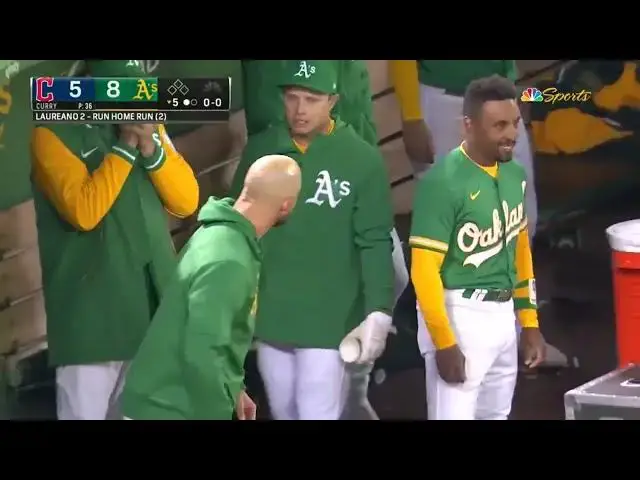 'Video thumbnail for Ramon Laureano CRUSHES a Two-Run Home Run! | 2nd HR of 2023! | Oakland Athletics | 4/3/2023'