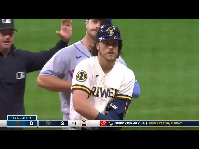 'Video thumbnail for Brian Anderson SMACKS a Two-Run Double! | Milwaukee Brewers | 4/4/2023'