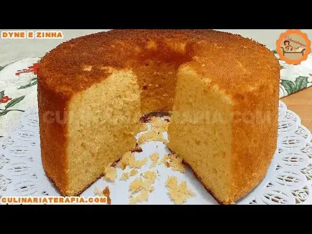 Video thumbnail for Bolo de fubá incrível de fofinho - Culinária Terapia por Dyne e Zinha