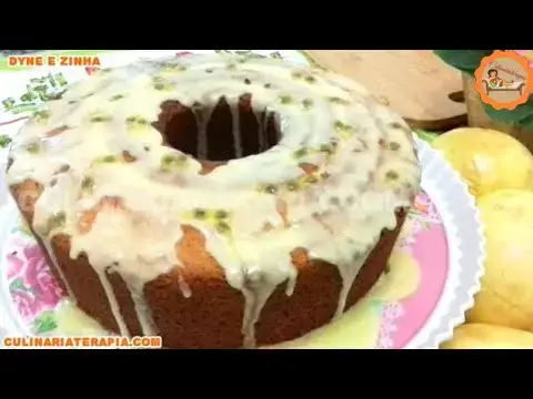 Video thumbnail for Bolo Caseiro de Maracujá com Calda