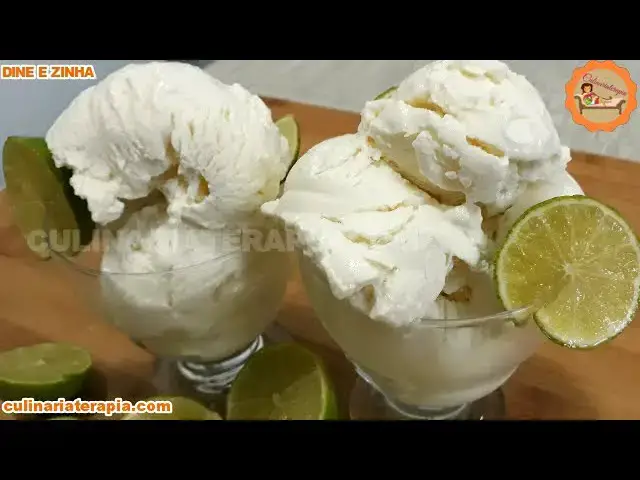 Video thumbnail for O MELHOR SORVETE CREME DE LIMÃO, RENDE 4 LITROS!