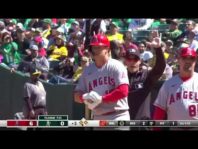 'Video thumbnail for Jake Lamb SMACKS a Two-Run Single! | Los Angeles Angels | 4/1/2023'
