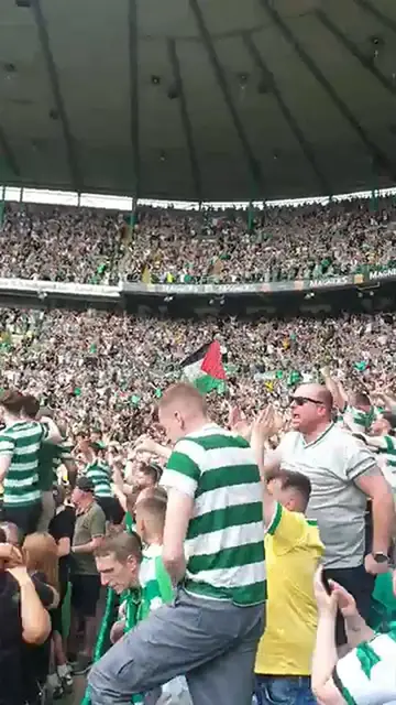 Video thumbnail for 💚🤍🧡 celticfans singing hey you were having a party celtic glasgowceltic