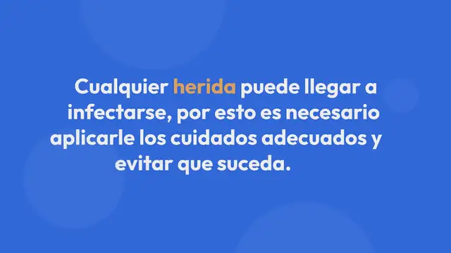 Video thumbnail for Aprende a curar una herida infectada correctamente