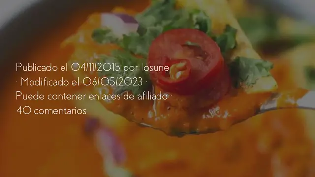 Video thumbnail for Sopa de Tomate Picante