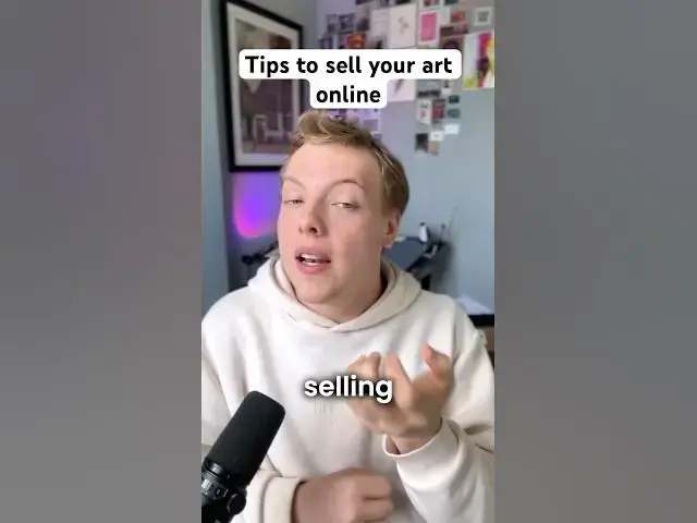Video thumbnail for Tips to sell your art online #shorts