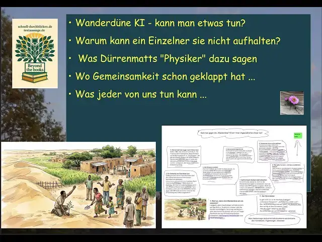 Video thumbnail for KI als Wanderdüne - wer kann sie aufhalten? Dürrenmatts "Physiker" zeigen die Richtung