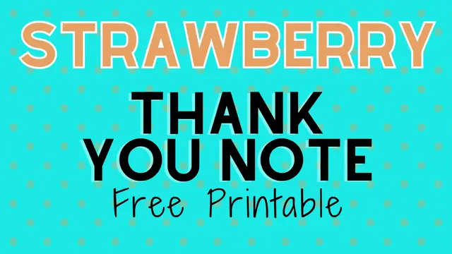 Video thumbnail for strawberry thank you humix video