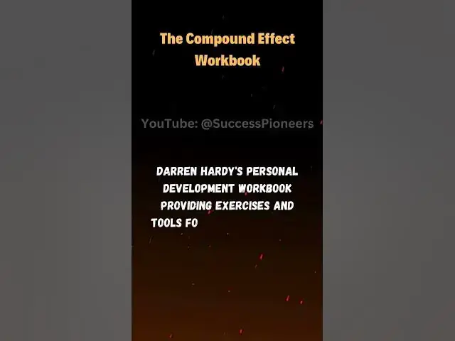 'Video thumbnail for The Compound Effect Workbook'