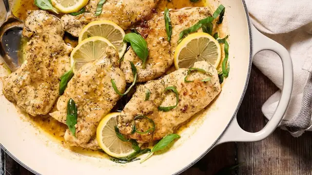 'Video thumbnail for One-Pan Lemon Basil Chicken Recipe'