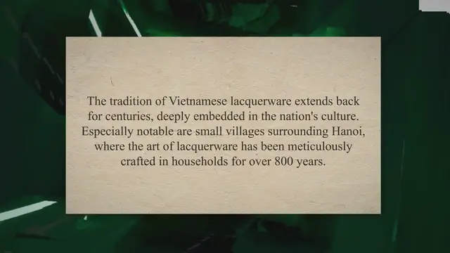Video thumbnail for Vietnamese Lacquerware Definition, History & Characteristics