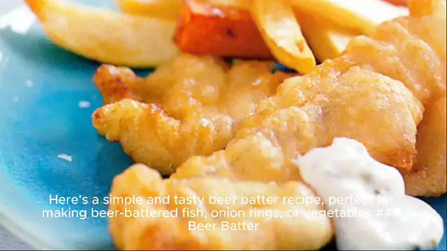Video thumbnail for beer batter recipe