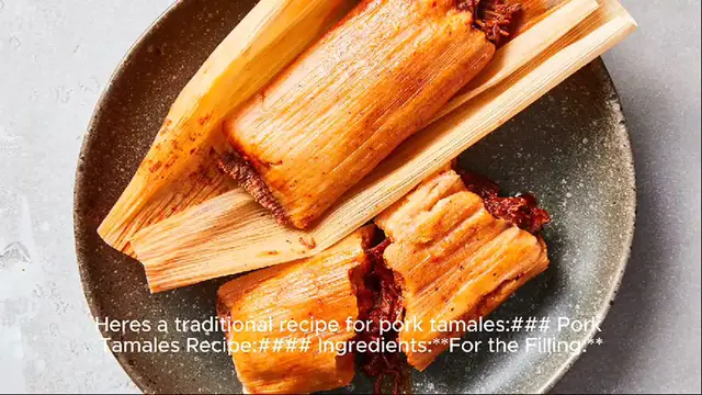Video thumbnail for tamale recipe