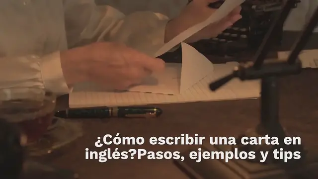 Video thumbnail for ¿Cómo escribir una carta formal en inglés?
