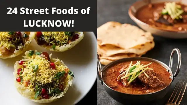 'Video thumbnail for 24 Street Foods in Lucknow | Tunda kebab, Biryani, Kebab Roll, Malai Makkhan and more'