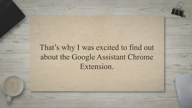 Video thumbnail for Google Assistant Chrome Extension