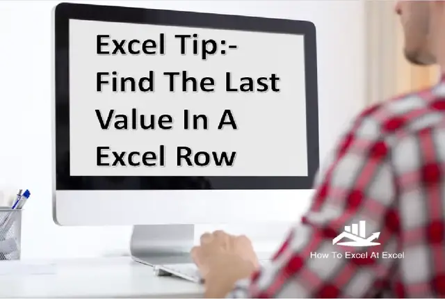 Video thumbnail for Find The Last Value In Excel Row Using Index and Count