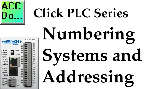 Video thumbnail for Click PLC Numbering System and Addressing