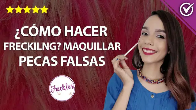 'Video thumbnail for Cómo hacer freckling o pecas con Henna o café - Naturales 💄'