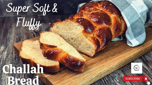 Video thumbnail for Homemade Challah Bread from Scratch - Super Easy and Fluffy