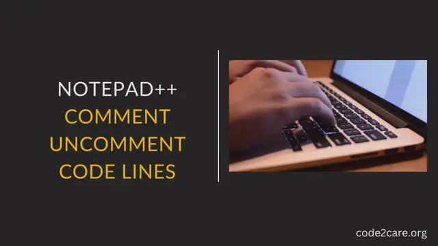 Video thumbnail for Notepad++ Comment Uncomment Code Lines