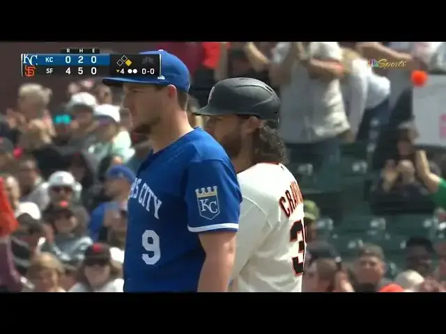 'Video thumbnail for Brandon Crawford KNOCKS a RBI Single, Scoring Thairo Estrada! | San Francisco Giants | 4/8/2023'