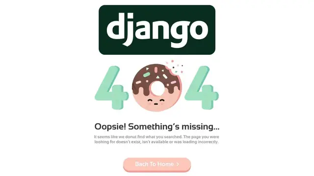 Video thumbnail for How to use custom 404 error template in Django