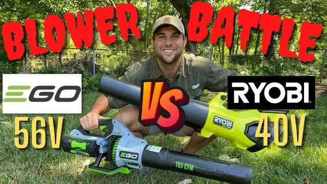 Video thumbnail for BLOWER BATTLE: EGO 56V vs Ryobi 40V Whisper Blower