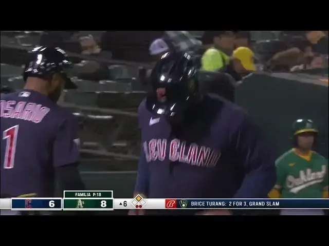 'Video thumbnail for Steven Kwan BELTS a RBI Sacrifice-Fly, Scoring Mike Zunino! | Cleveland Guardians | 4/3/2023'