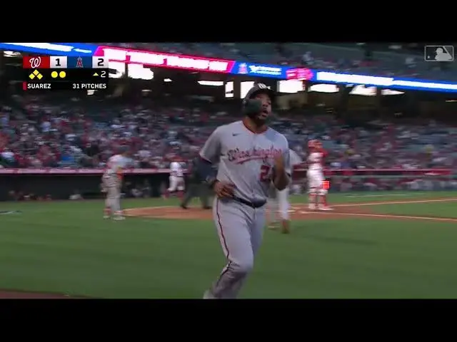 'Video thumbnail for CJ Abrams SLAPS a RBI Single! | Washington Nationals | 4/10/2023'