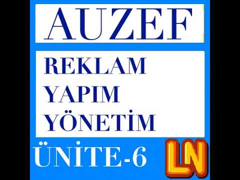 Video thumbnail for Reklam Yapım Yönetimi Ünite 6: Reklam Kampanyası Süreci - 1