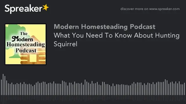 'Video thumbnail for What You Need To Know About Hunting Squirrel - Modern Homesteading Podcast'