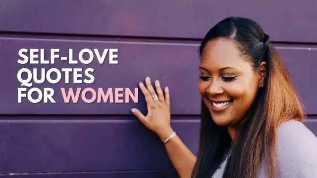 'Video thumbnail for Self-love quotes for women!'