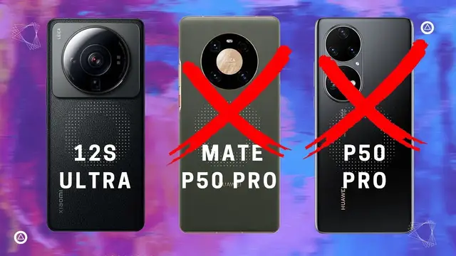 Video thumbnail for Xiaomi 12S Ultra vs Huawei Mate P50 Pro vs Huawei P50 Pro
