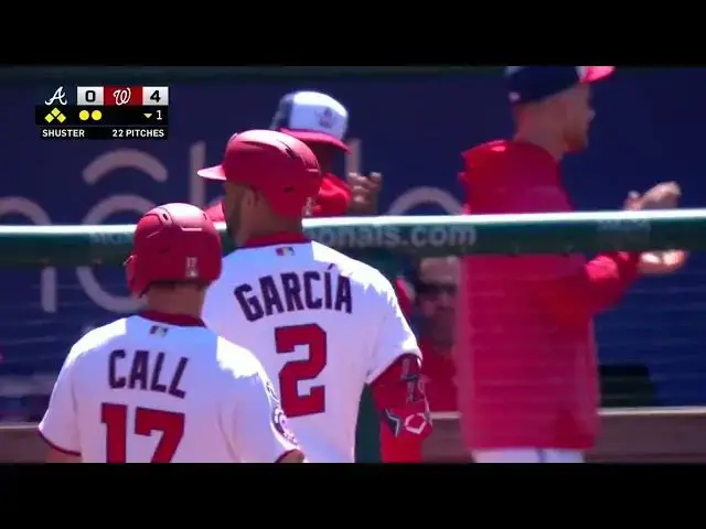 'Video thumbnail for Luis Garcia SMACKS a RBI Sacrifice-Fly, Scoring Dominic Smith! | Washington Nationals | 4/2/2023'