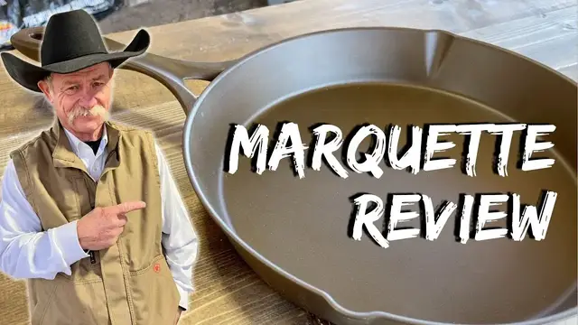 Video thumbnail for Honest UNPAID Review: Unboxing the Marquette Castings Cast Iron Skillet