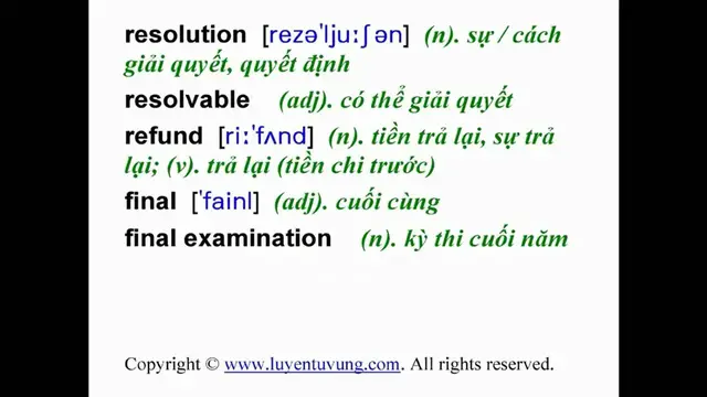 Video thumbnail for Learn English Vocabulary - Grade 10 - Unit 04 - Lesson 04